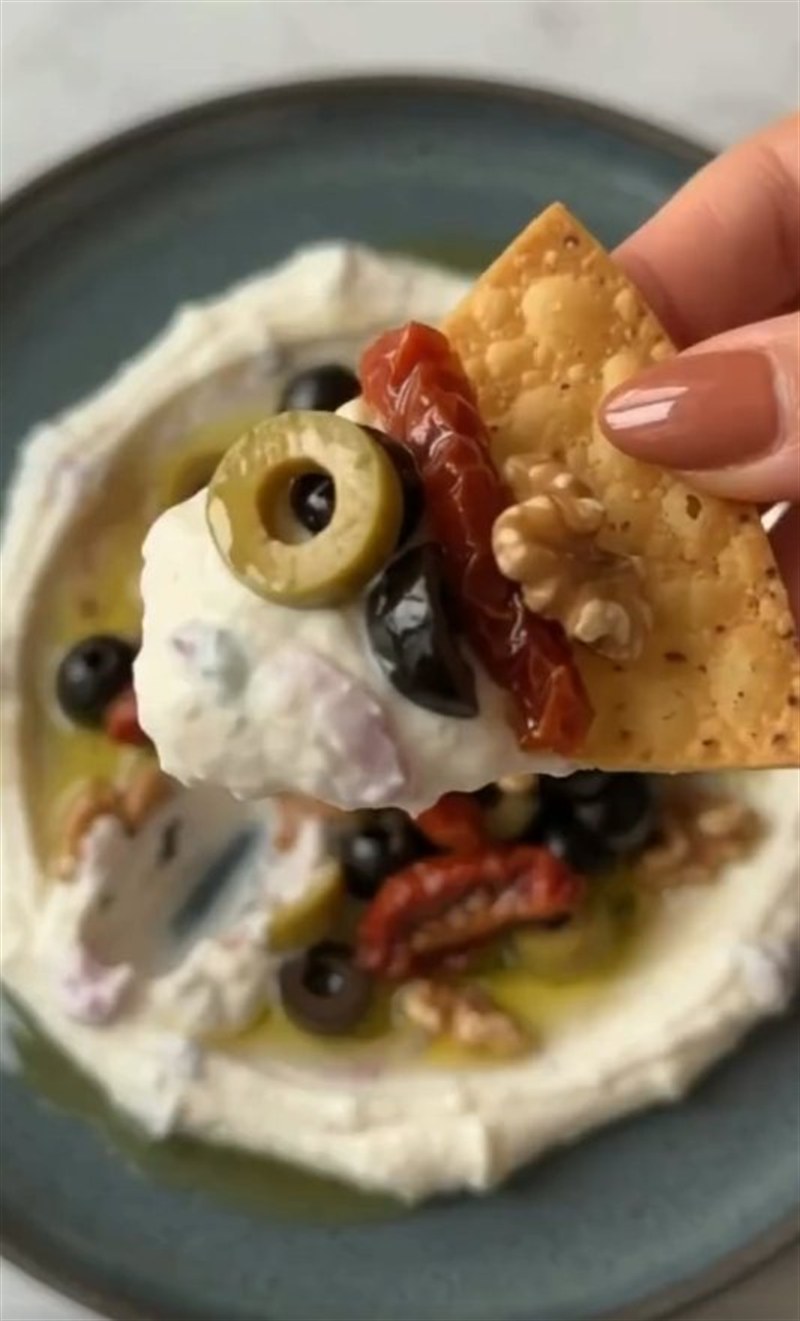 Caramelized Onion & Olive Meze