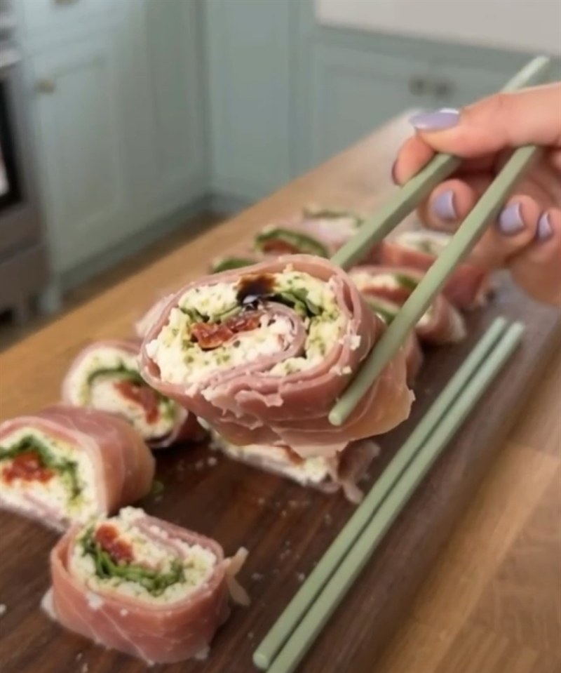 Char-Sushi-Rie — Antipasti Roll-Ups