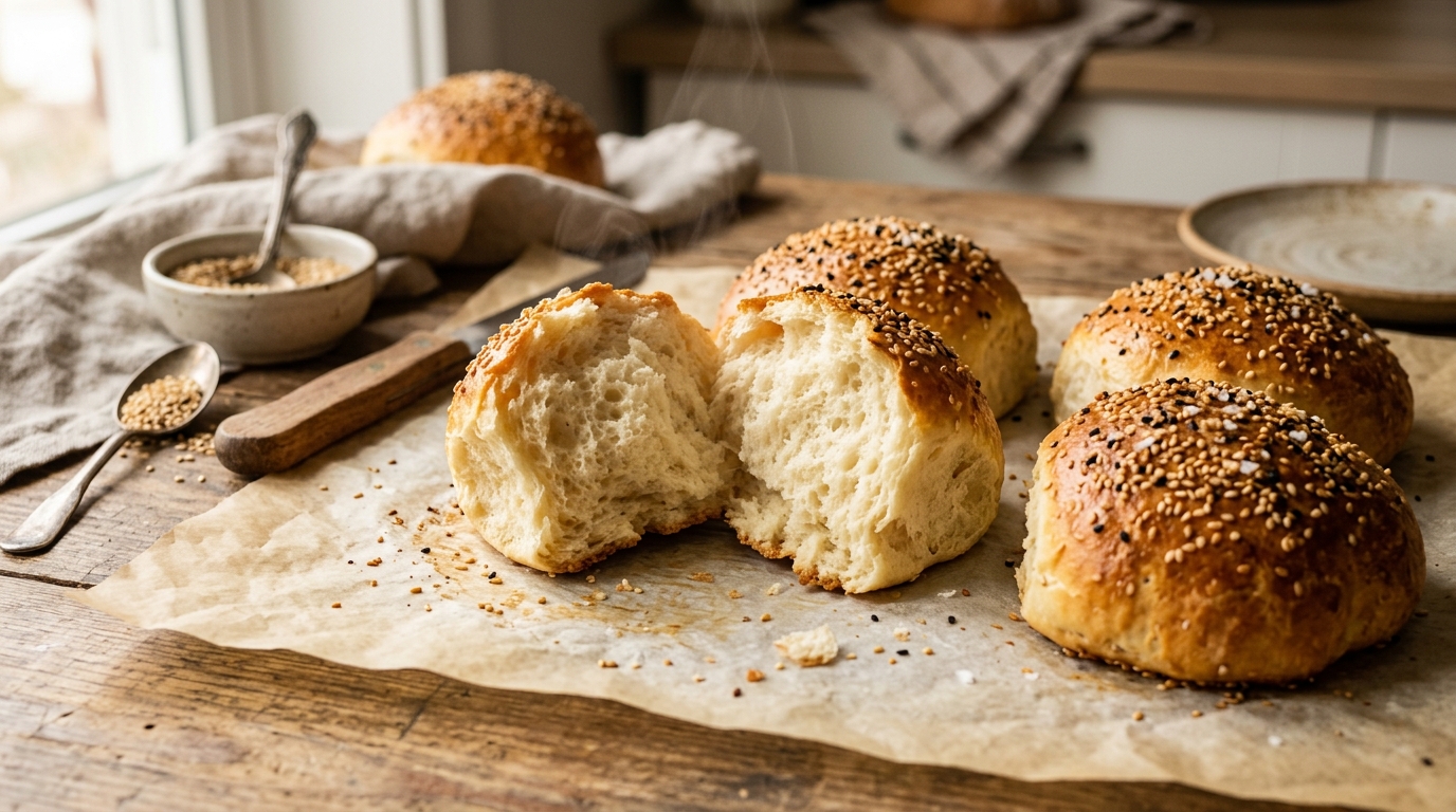 ☁️ Cottage Cheese Cloud Rolls (High-Protein & Gluten-Free)