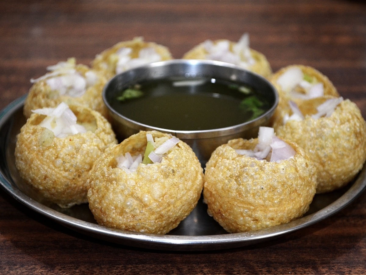 Crispy Pani Puri (Golgappa) 🌿✨🥔