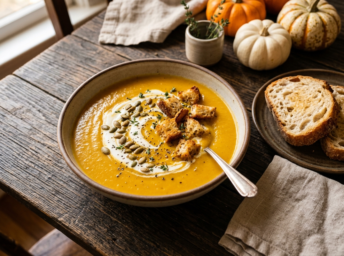 Creamy Fall Soup (Velvety Butternut Squash Soup)