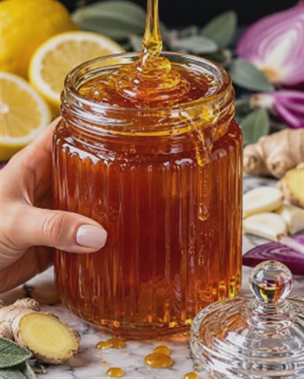 All-Natural Homemade Honey Cough Syrup