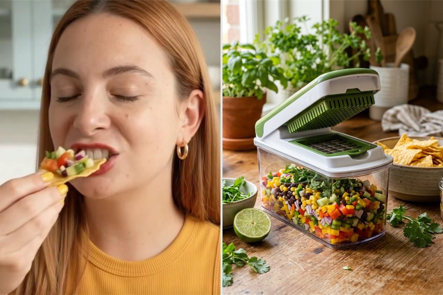 Rainbow Cowboy Caviar Chopped Salad