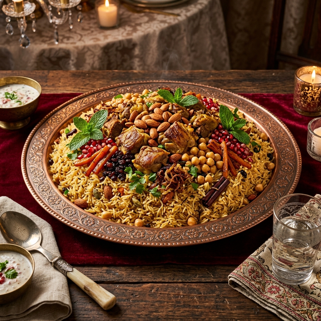 Royal Palace Spiced Lamb & Almond Rice Pilaf